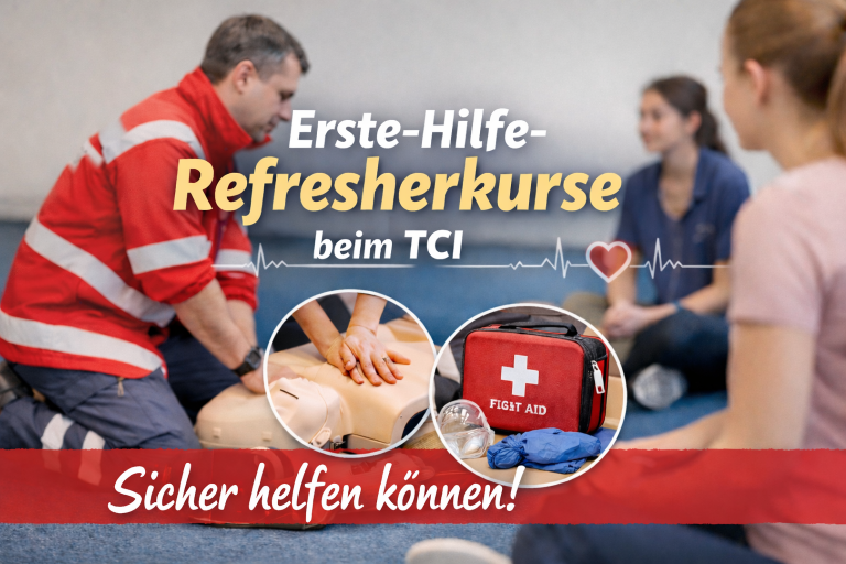 Erfolgreiche Erste-Hilfe-Refresherkurse beim TCI