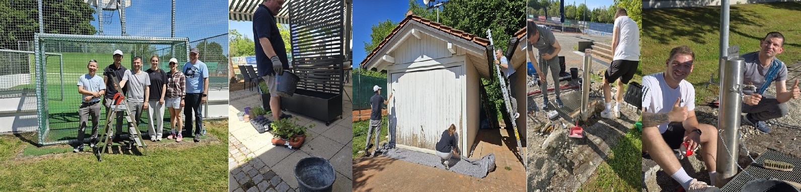 Mit Engagement und Teamarbeit: Unsere Anlage erstrahlt in neuem Glanz