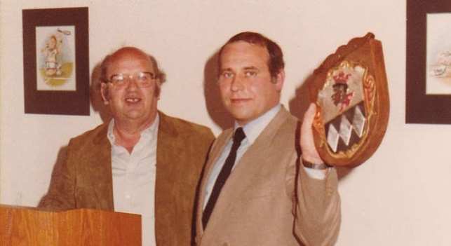 Bürgermeister Erich Zeitler und Vorstand Franz Brunner