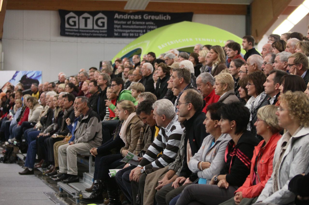 Über 500 Zuschauer besuchten das Finale der Büschl Open 2012