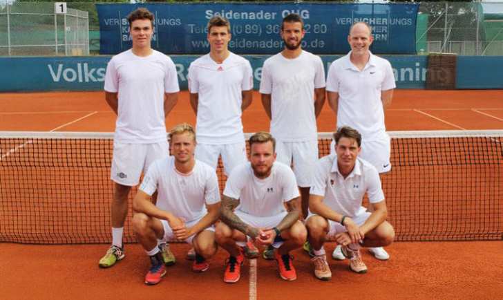 1. Herrenmannschaft in der 2. Bundesliga: Michael Feucht, Benjamin Miedl, Marco Kirschner, Rainer Gerhard, Daniel Baumann, Marc Meigel, Marko Krickovic