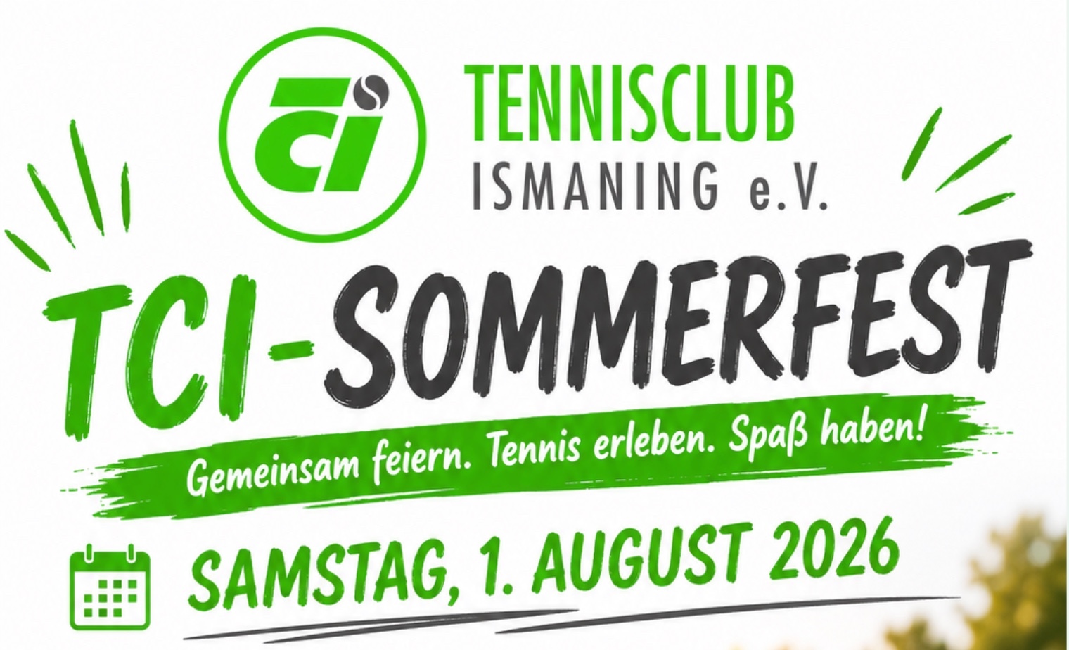 ☀️ TCI-Sommerfest 2026 – jetzt anmelden!